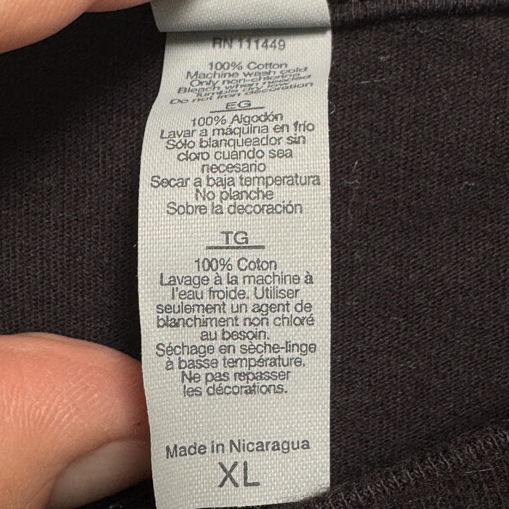 Next Level Apparel Shirt Mens XL Black Hebrew Graphic Littman 18 Tee Jersey Back - Picture 5 of 8